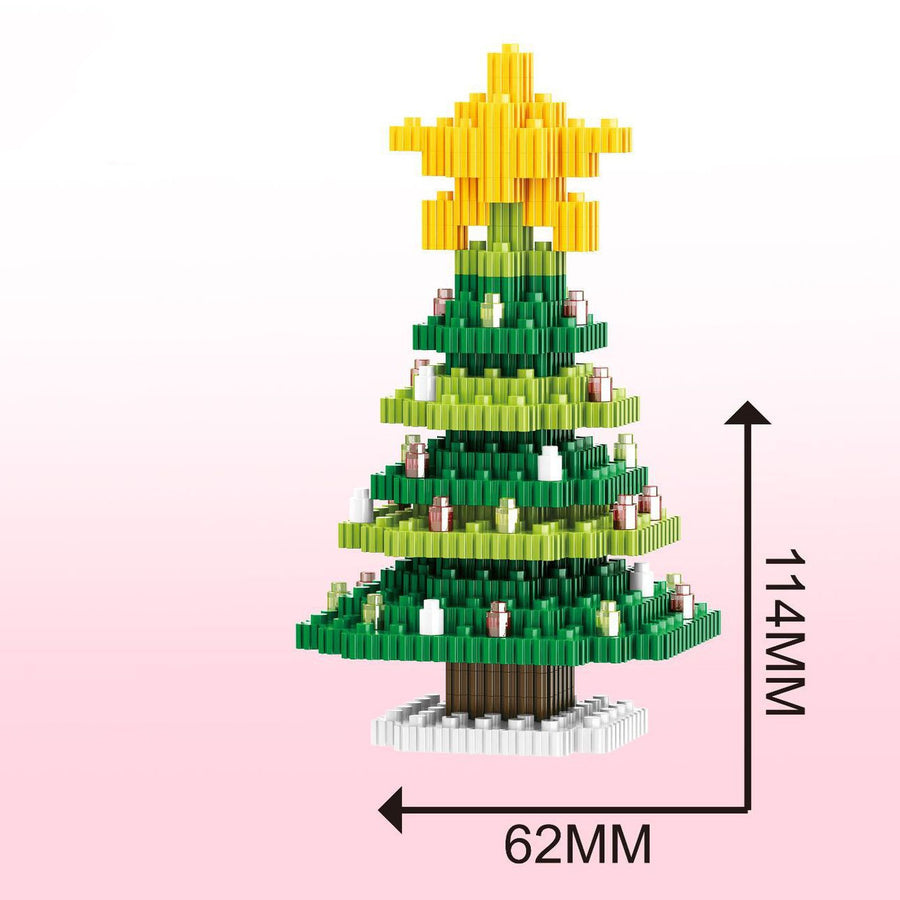 Weihnachtsbaum-Rentier-Eismann-Kleinteil montage-pädagogisches Spielzeug