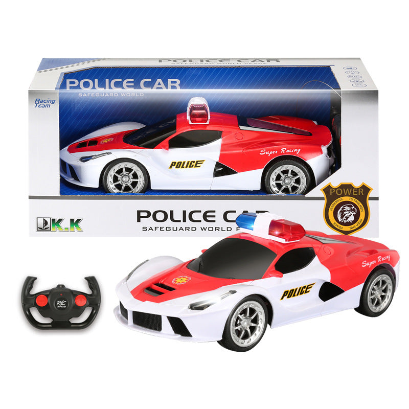 "Funkbetriebene Elektrofernbedienung Driftwagen Polizei Kinderspielzeug Musik Beleuchtung"