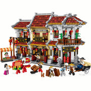 Chinesische Straßenansicht Teehäuser Gasthof Bao Zhilin Mini-Kugelform-Spielzeuge