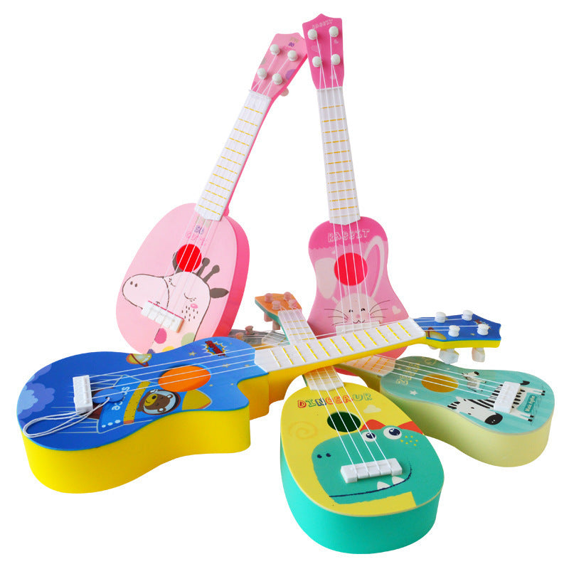 Kindergitarre Ukulele Musikaufklärung Frühförderung Spielzeug