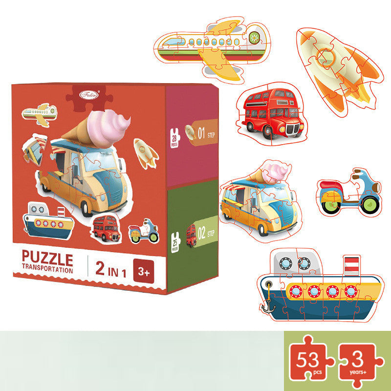 Kinder Papier Aufklärung Pädagogisches Puzzle Spielzeug