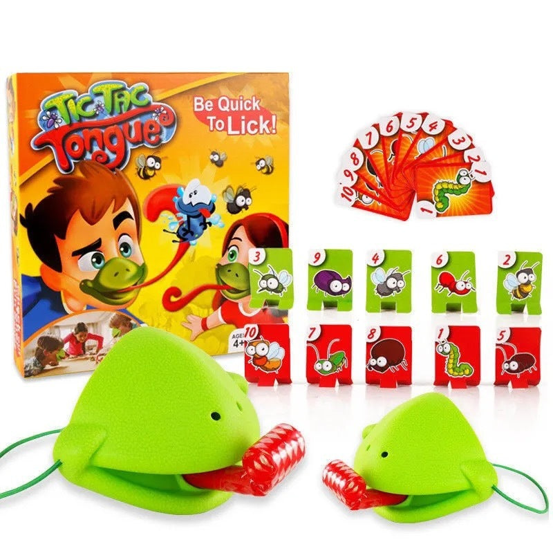 Frosch Zunge Heraus Bord Spiel Greedy Snake Chameleon Karte Spiel Pädagogisches Spielzeug