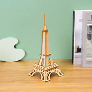 3D Drei-dimensionale Laser Haus Puzzle Montage Handgemachte Holz Spielzeug