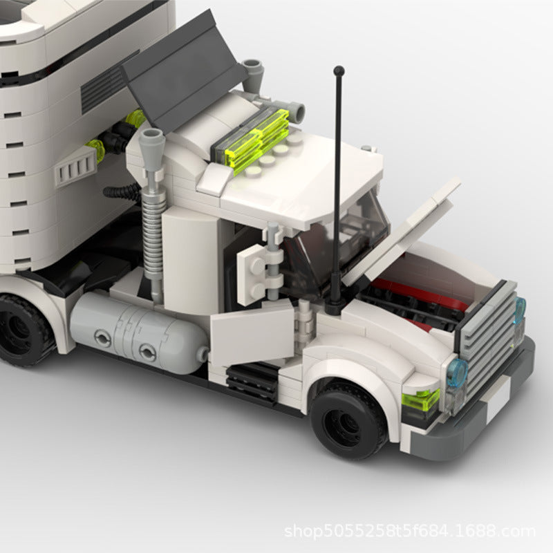 8-Gitter-Auto-Transport-Lastwagen Montage-Lernspielzeug