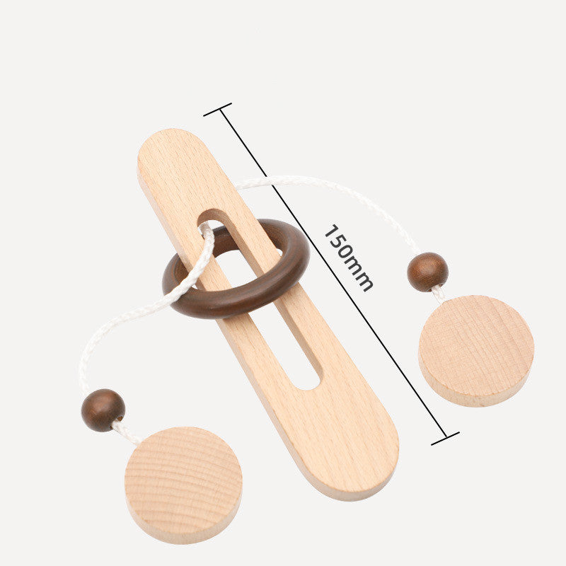 Holz Magische Ring Flucht Zu Lösen Die Ring Geistigen Spielzeug