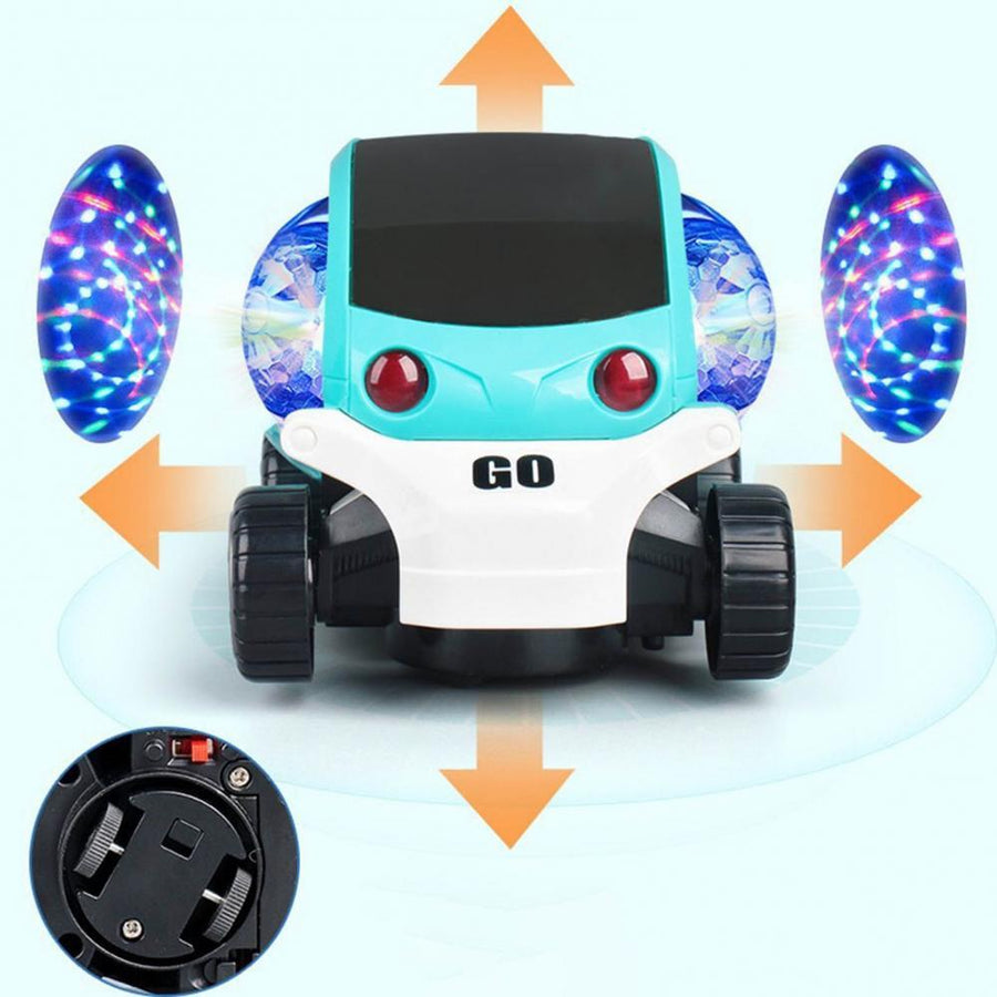 Cooles Raumkapsel-Auto 3D-Licht Mit Musik Kinderspielzeug