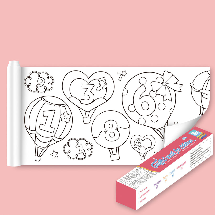 Kinder Paste DIY Graffiti Blättern Immer Wieder