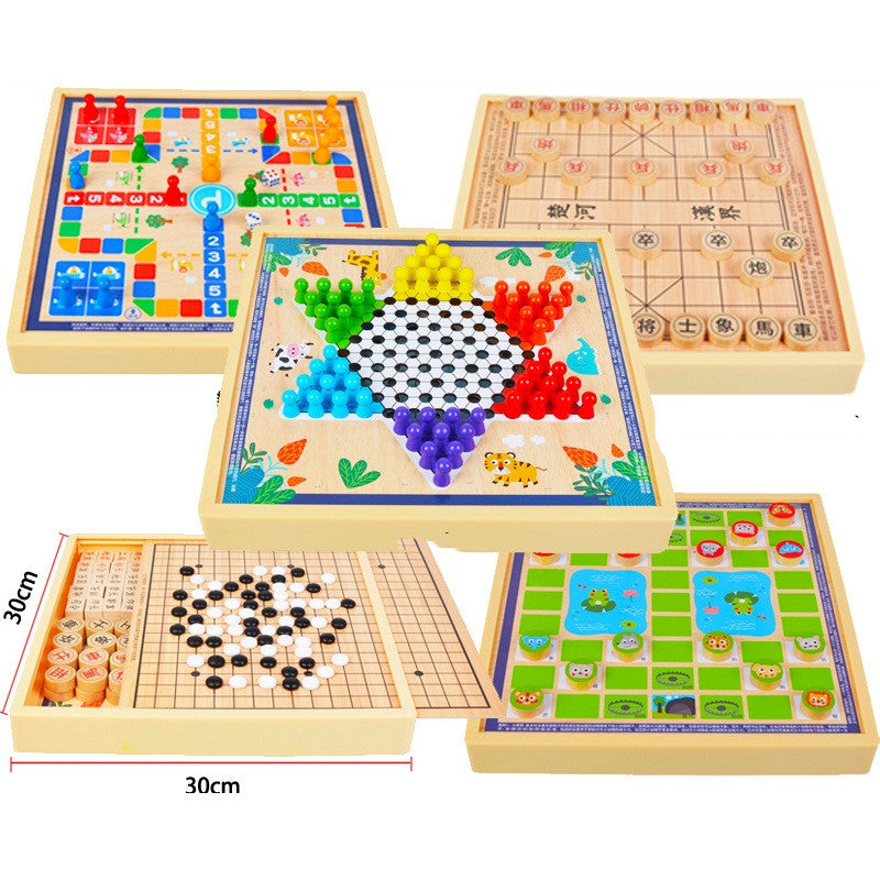 mytooy Holz-Brettspiel Sammlung