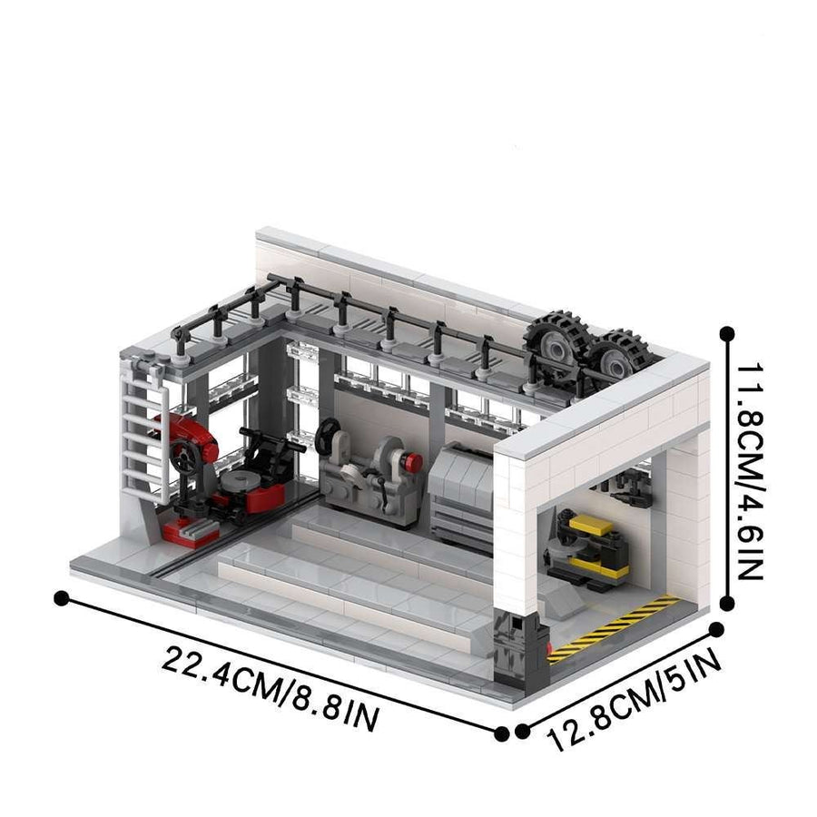 Autowerkstatt Baustein Spielzeug
