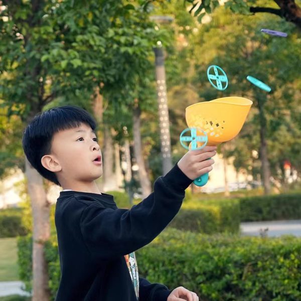Kinder hand gezogenes Katapult UFO Outdoor-Sportspiel zeug