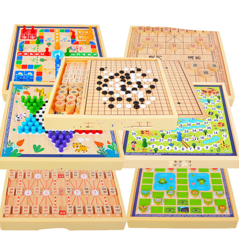 mytooy Holz-Brettspiel Sammlung