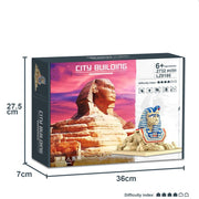 mytooy Sphinx Miniatur Klemmbausteine für Erwachsene