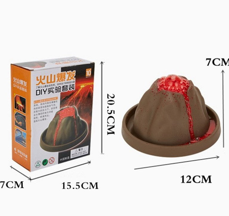Vulkanischen eruption eruption modell technologie kleine produktions diy handgemachte kinder spielzeug