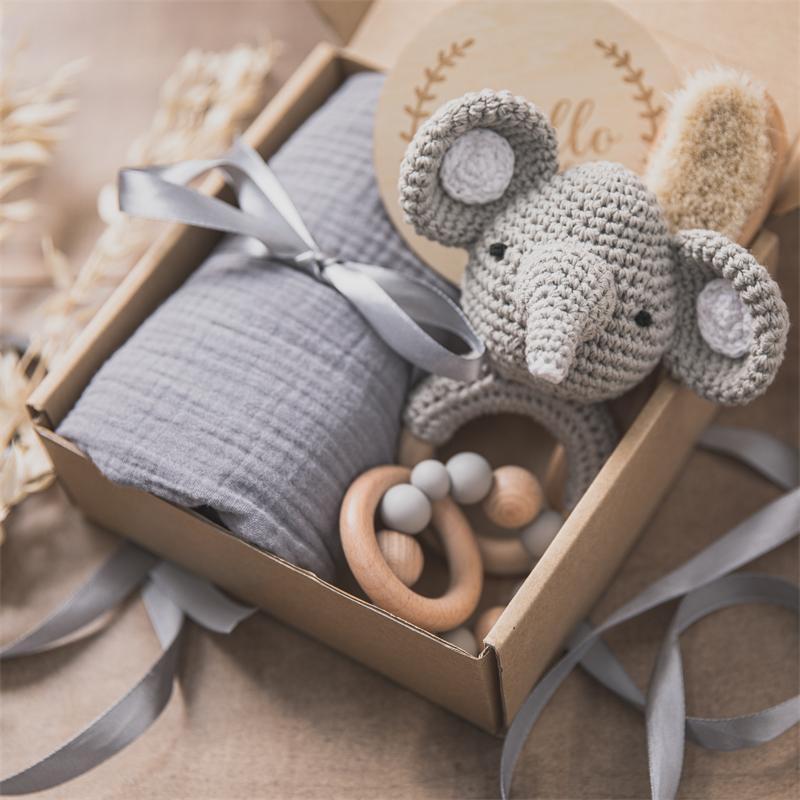 Baby Geschenk Box Set Bad Handtuch Spielzeug