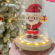 Weihnachts serie kleine Partikel montage Bausteine Spielzeug Puzzle Ornamente