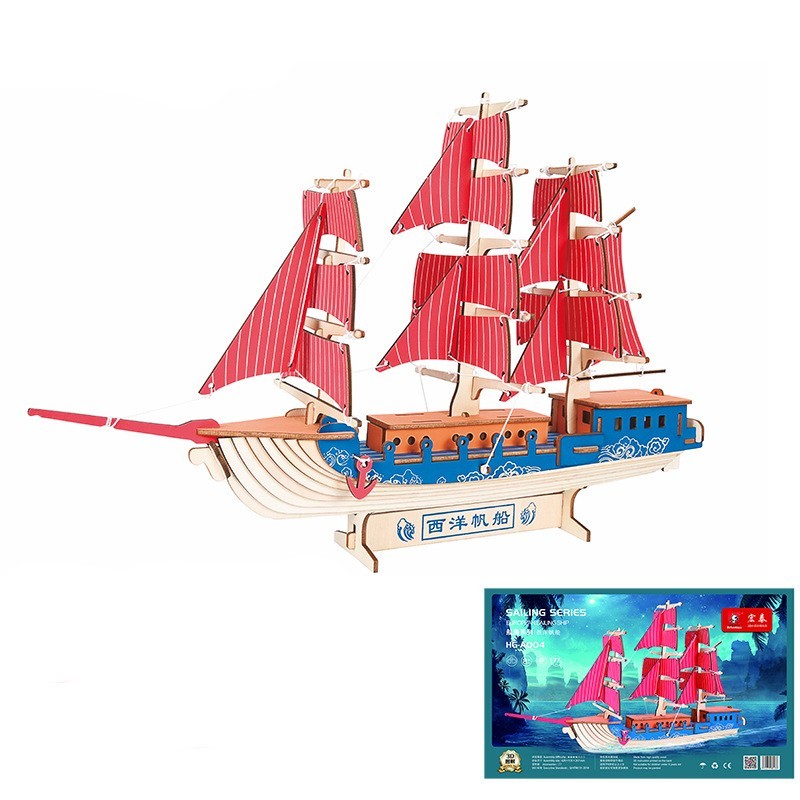 Kreative Holz 3D Puzzle Spielzeug