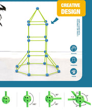 Kinder DIY Leuchtende Zelt Spielen Haus Spleißen Spielzeug