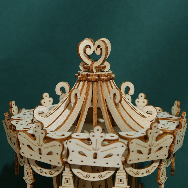mytooy 3D Holzpuzzle Karusell