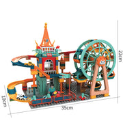 Children's Assembled Building Blocks Ferris Roller Slide Castle Educational Toys