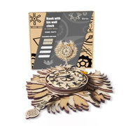 "Home Fashion Minimalistischer Falke mit Wanduhren-Puzzlespielzeug"