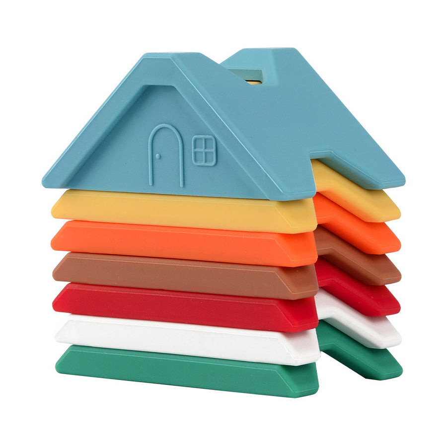 Silikon Jenga Bausteine kinder Spielzeug Frühe Bildung