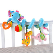 Baby Spielzeug für Kinder 0-12 Monate Plüsch Rassel Krippe Spirale Hängenden Mobilen Infant Neugeborenen Kinderwagen Bett Tier Geschenk glücklich Affe
