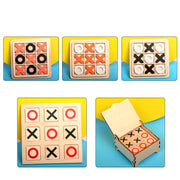 Tictactoe Brettspiel Für Kinder Aus Holz Pädagogisches Spielzeug