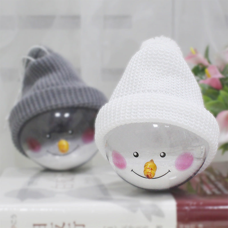 Weihnachten dekorationen kreative Weihnachten Schneemann kinder spielzeug kunststoff Weihnachten Ball Weihnachten Anhänger