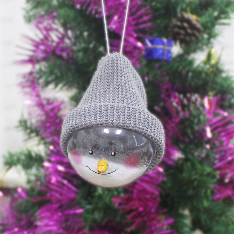 Weihnachten dekorationen kreative Weihnachten Schneemann kinder spielzeug kunststoff Weihnachten Ball Weihnachten Anhänger