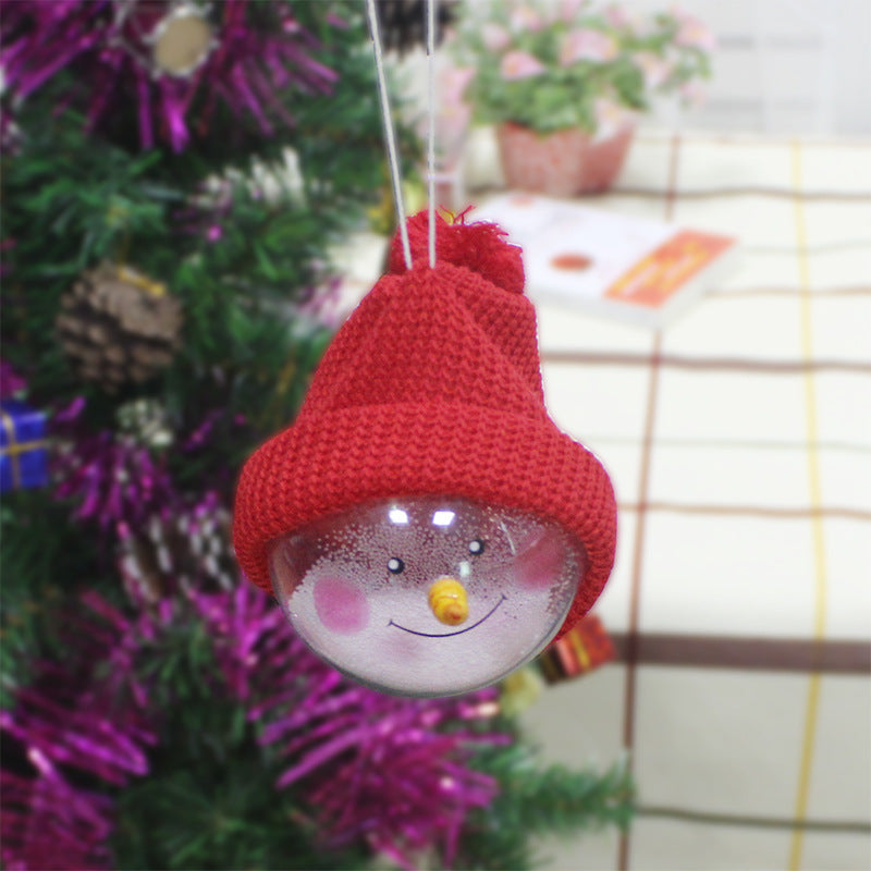 Weihnachten dekorationen kreative Weihnachten Schneemann kinder spielzeug kunststoff Weihnachten Ball Weihnachten Anhänger