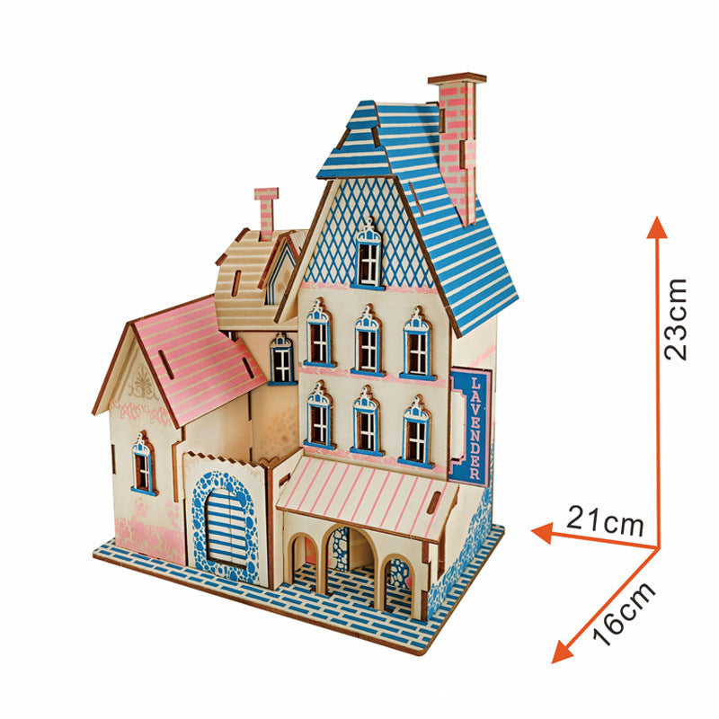 Holz Puzzle Modell 3D Drei-dimensional kinder Pädagogisches Spielzeug