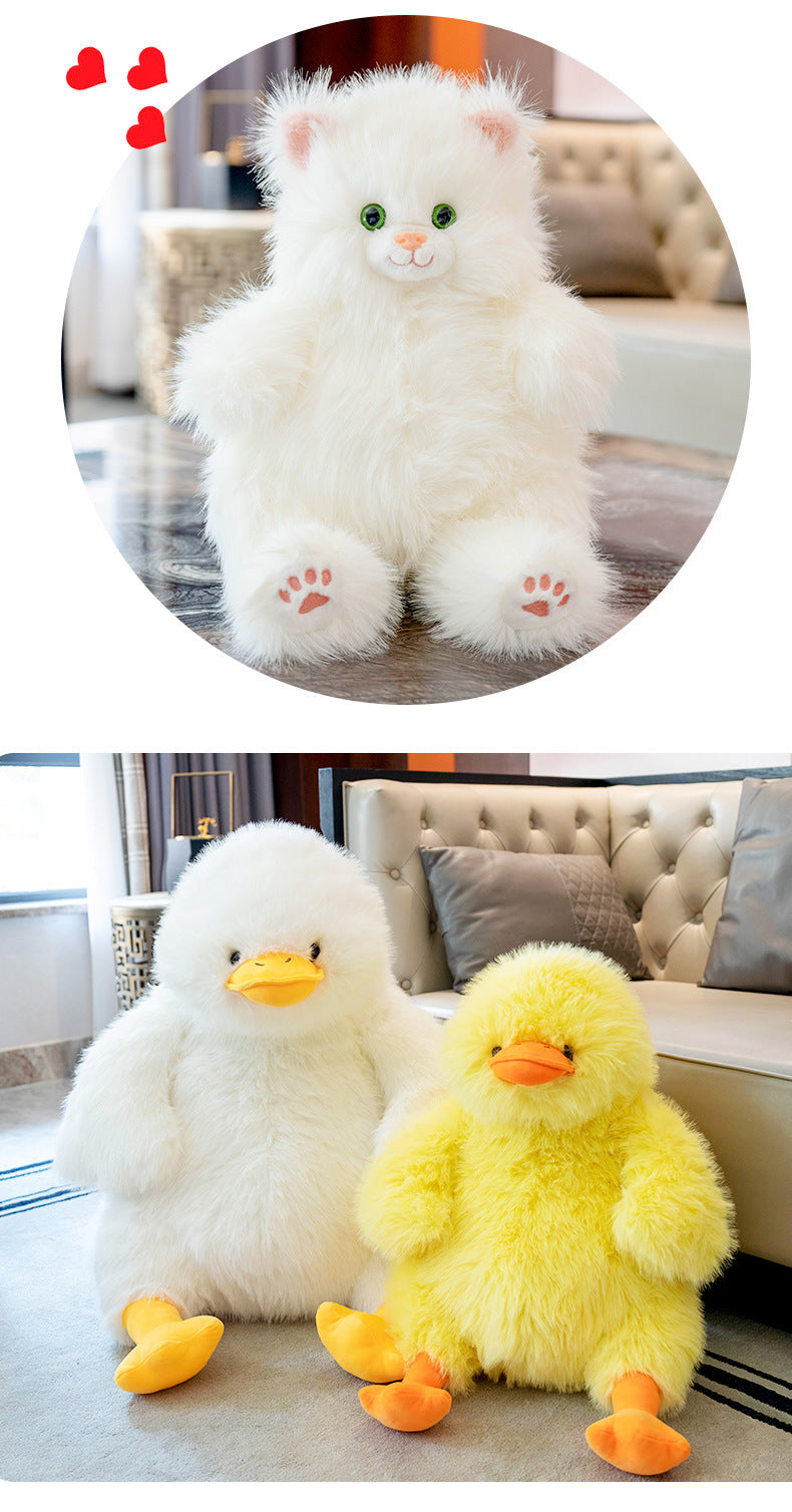 Niedliche Enten-Ente-Puppe Plüschs pielzeug Kissen