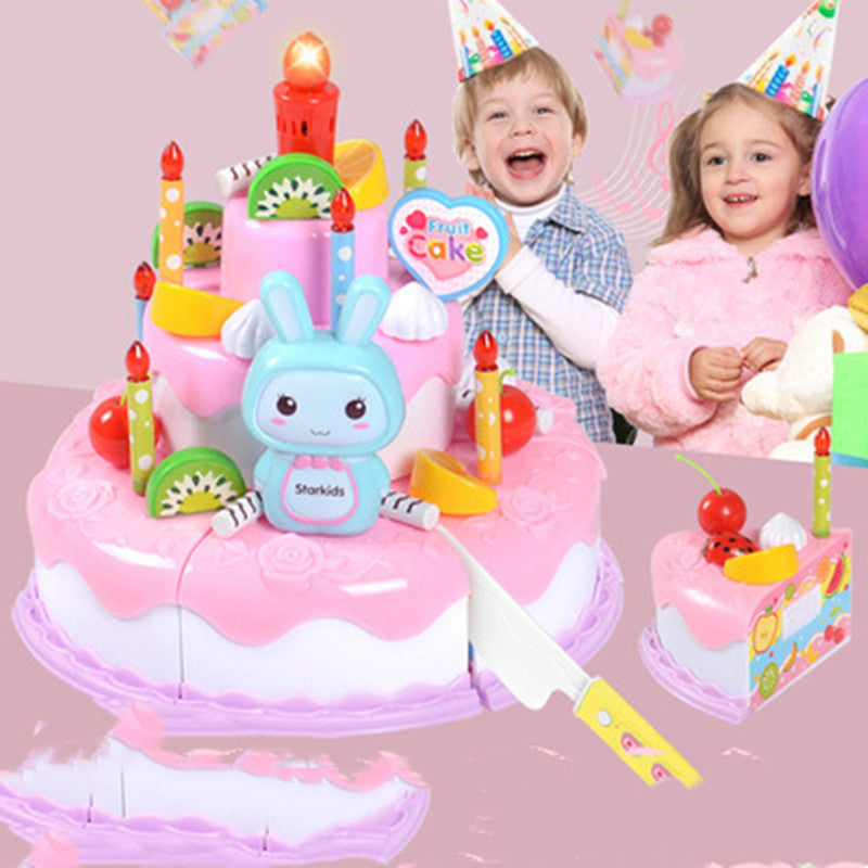 Kreative Montage lichter Singen Geburtstags kuchen Modellierung Spielzeug