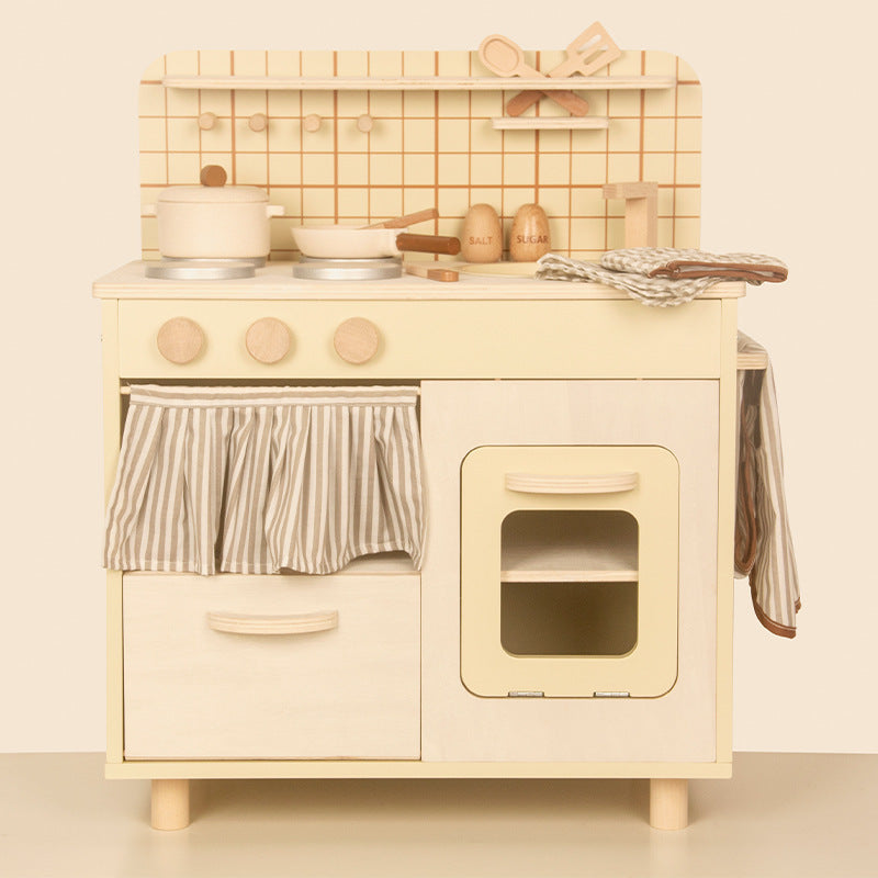 mytooy Spielküche mit Ofen aus Holz