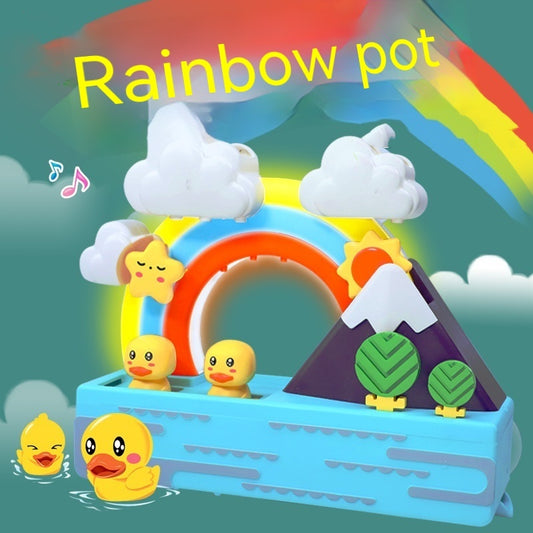 Kinder Regenbogen kleine Ente Wasserspiel zeug