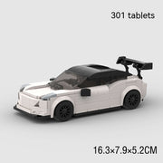 Chinesische Puzzle-Bausteine Tesla-Technologie Auto Kinder Lernspielzeug