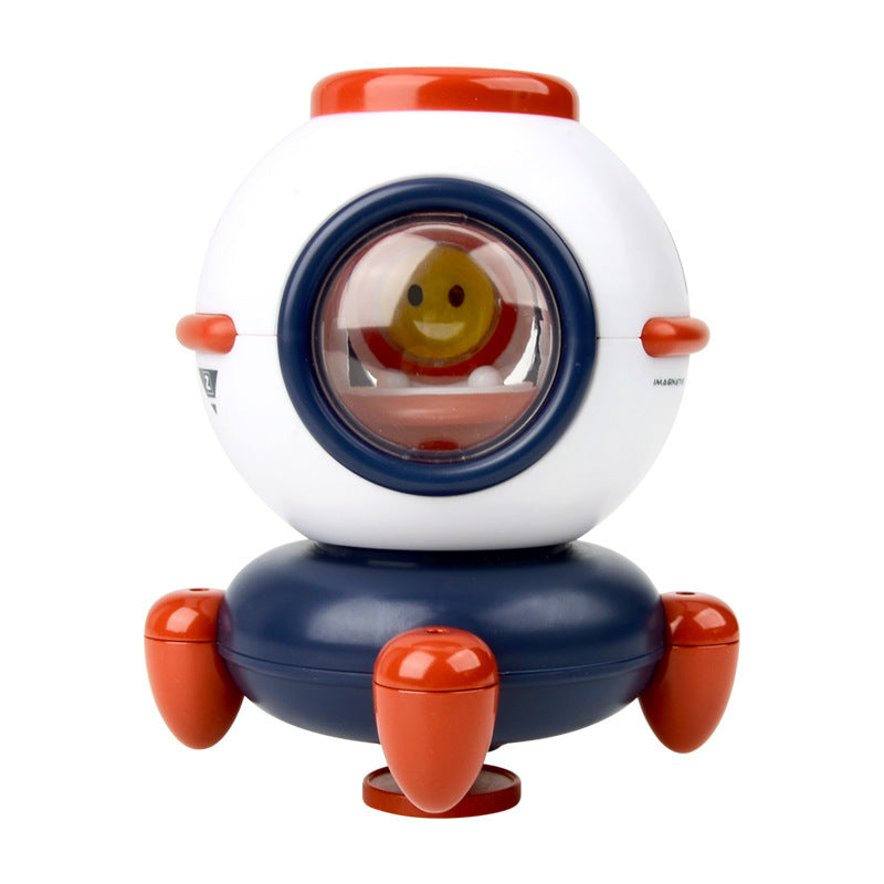Licht Spinning Spray Raumschiff Baby Spritzen Splash Baby Bad Spielzeug Bad