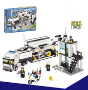 511 Stück Polizei Serie Puzzle Kleine Partikel Zusammenbau Spielzeug