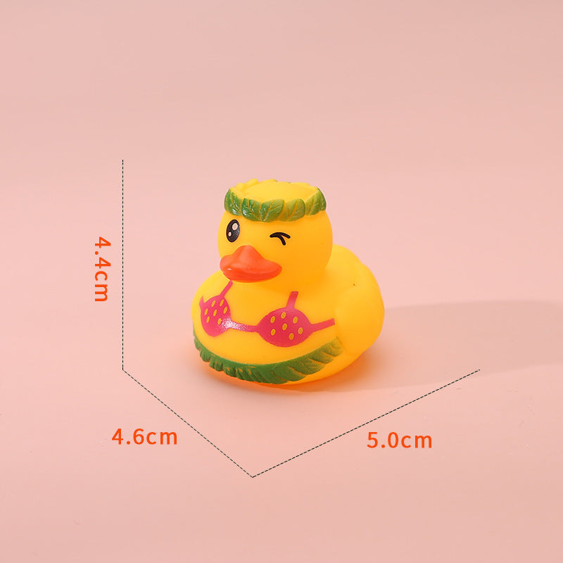 "Vinyl-Weihnachtsgeweih Kleine Gelbe Ente Wasser-Spielzeuge"