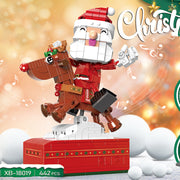 18020 weihnachten Burg Musik Box Baustein Spielzeug