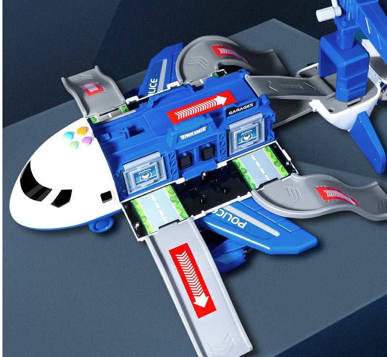mytooy Flughafen Spielset mit Fahrzeugen und Zubehör