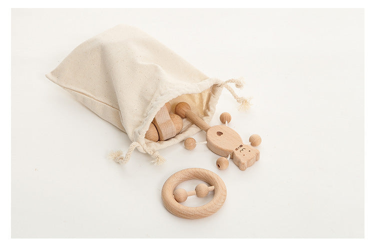Baby Cartoon Intelligenz Entwicklung Holz Unlackiert Spielzeug