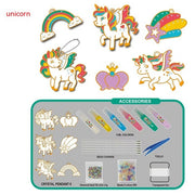 Kinder Kristall kleber Malerei Backfrei Malerei DIY Handgemachte Ornamente Mädchen Spielzeug Anzug Weihnachts geschenke