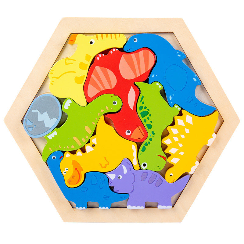 Kinder Tier Obst Kreative Drei-dimensional Puzzle Puzzle Pädagogisches Spielzeug