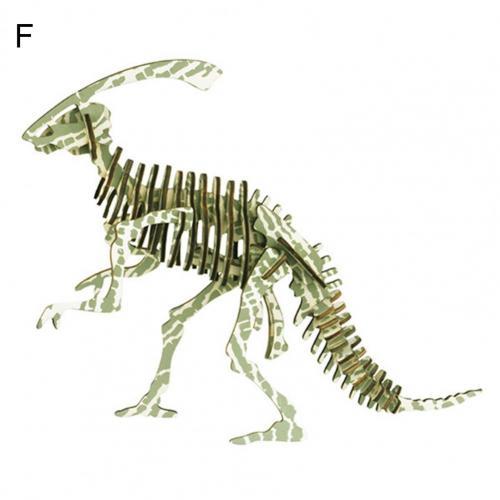 "Tyrannosaurus Holz Drei-Dimensionales Puzzle Modell Lernspielzeug für Kinder"