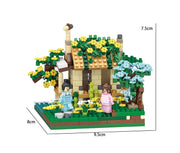 Micro-körnige Bausteine Diy Scenic Gebäude Spielzeug