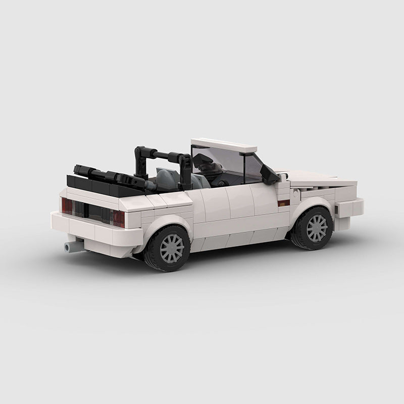 "Small Particle MK1 Cabriolet Racing MOC Zusammengebautes Bauklötze Spielzeug"