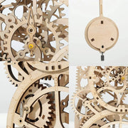 Robotime Rokr Pendel Uhr 170 Pcs 3D Holz Puzzle Spielzeug Gebäude Block Kits Montage Geschenke Für Kinder Erwachsene Dropshipping