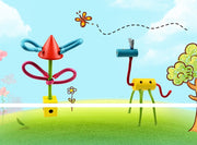 Kindergarten Lehr spielzeug Umweltschutz Creative Magic Stick Puzzle