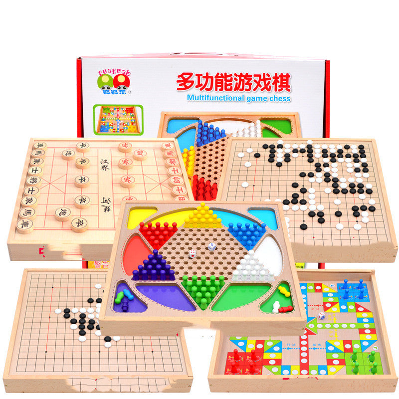 mytooy Holz-Brettspiel Sammlung
